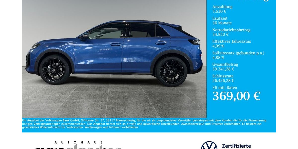 VW T-Roc 4.880 km 38.480 &euro; Pronsfeld 54597