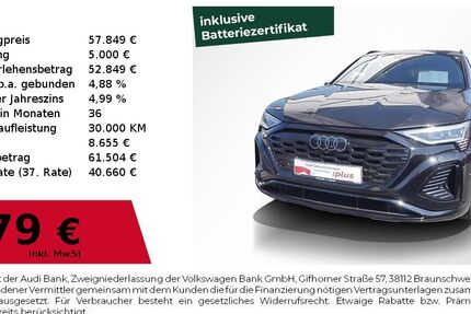 Audi Q8 e-tron 58.300 km 55.440 € Lauf an der Pegnitz 91207