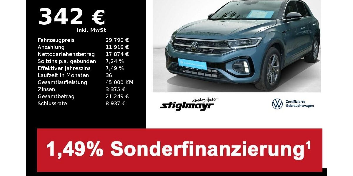 VW T-Roc 21.969 km 29.790 &euro; Schrobenhausen 86529