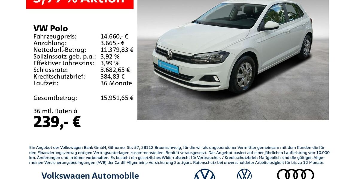 VW Polo 27.419 km 14.660 € Chemnitz 09113