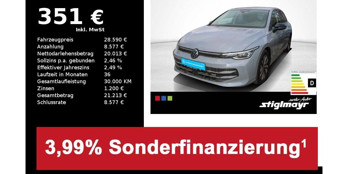 VW Golf 25.304 km 28.590 &euro; Hilpoltstein 91161