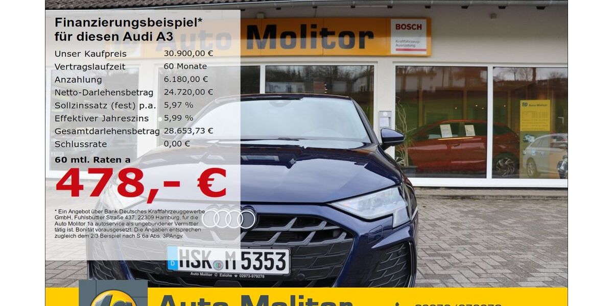 Audi A3 29.990 km 30.900 &euro; Eslohe 59889