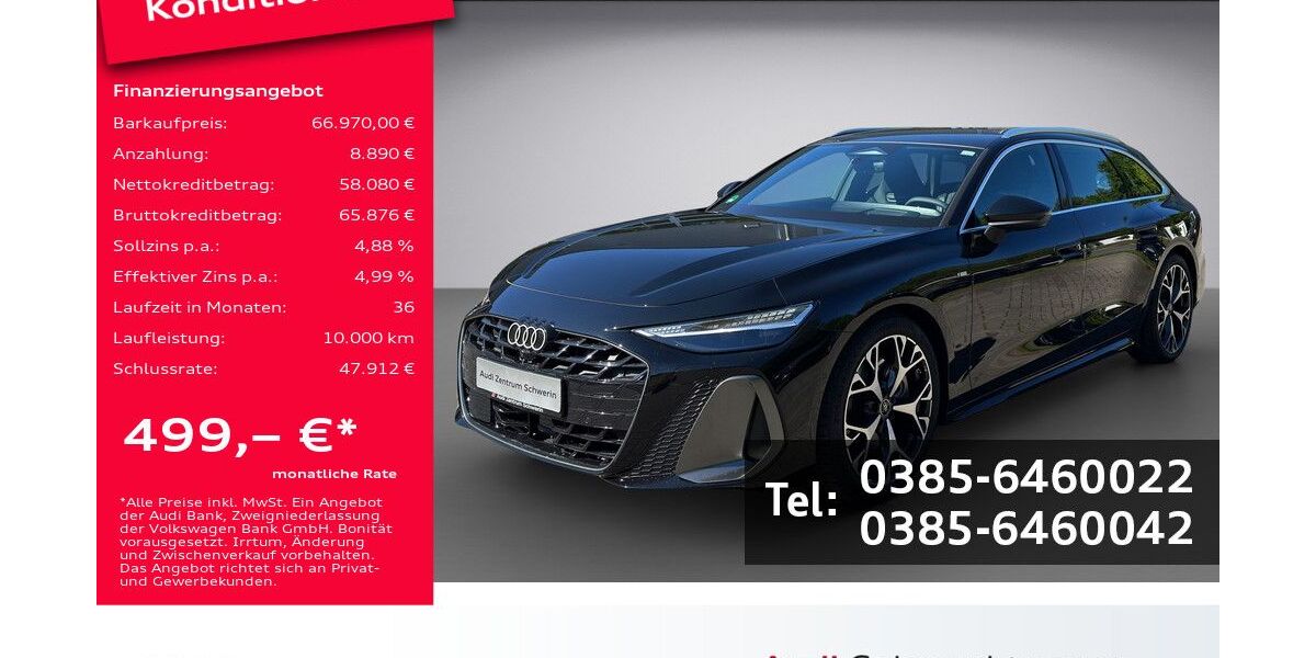 Audi A6 12.500 km 66.970 &euro; Schwerin 19061