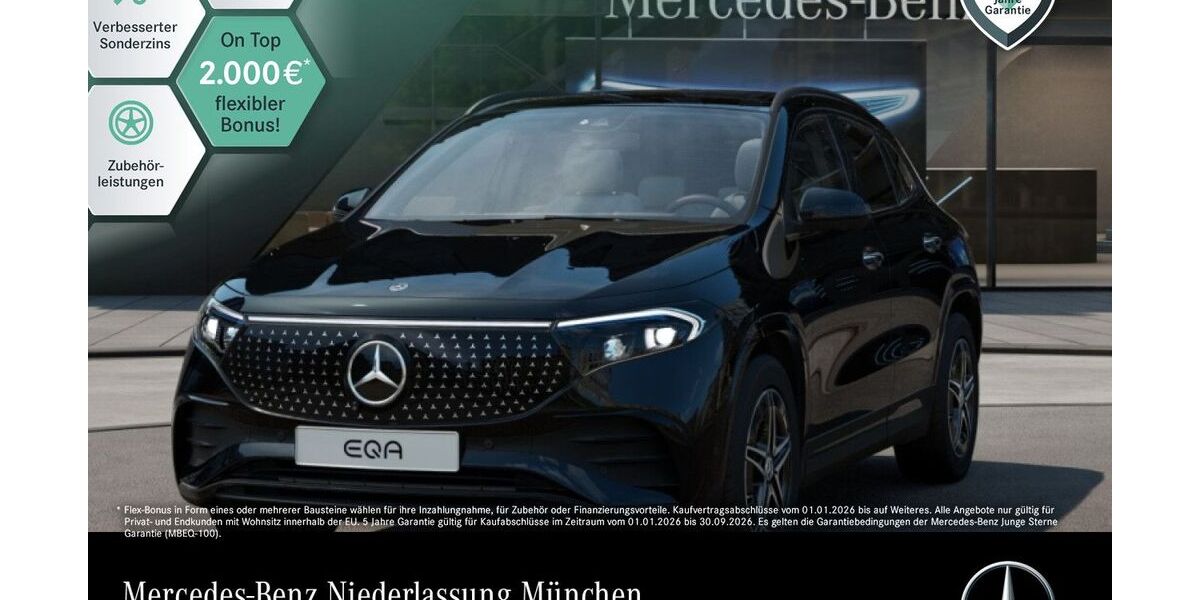 Mercedes-Benz EQA 11.324 km 45.890 &euro; München 80636