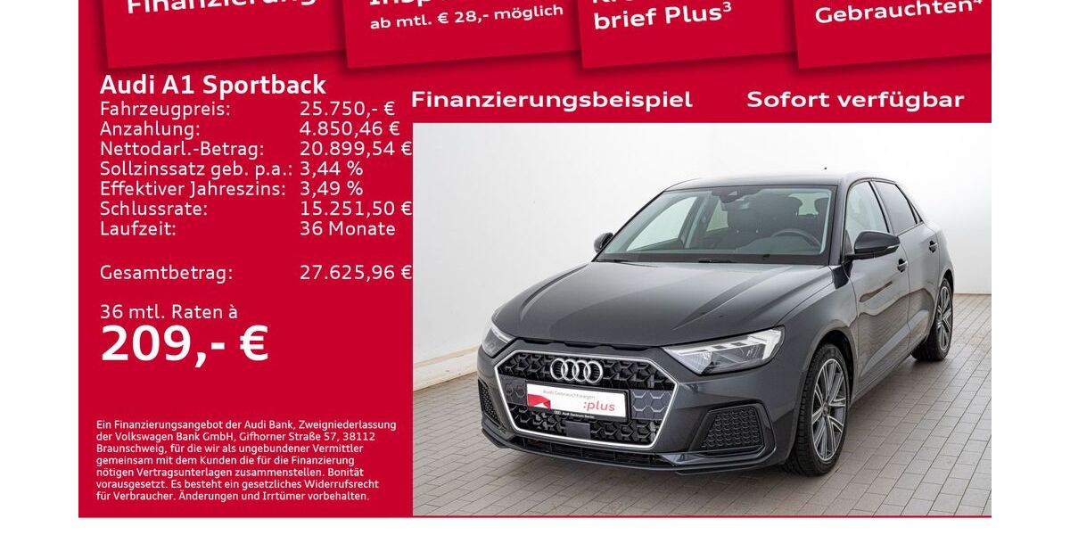 Audi A1 7.900 km 24.900 &euro; Berlin 12489