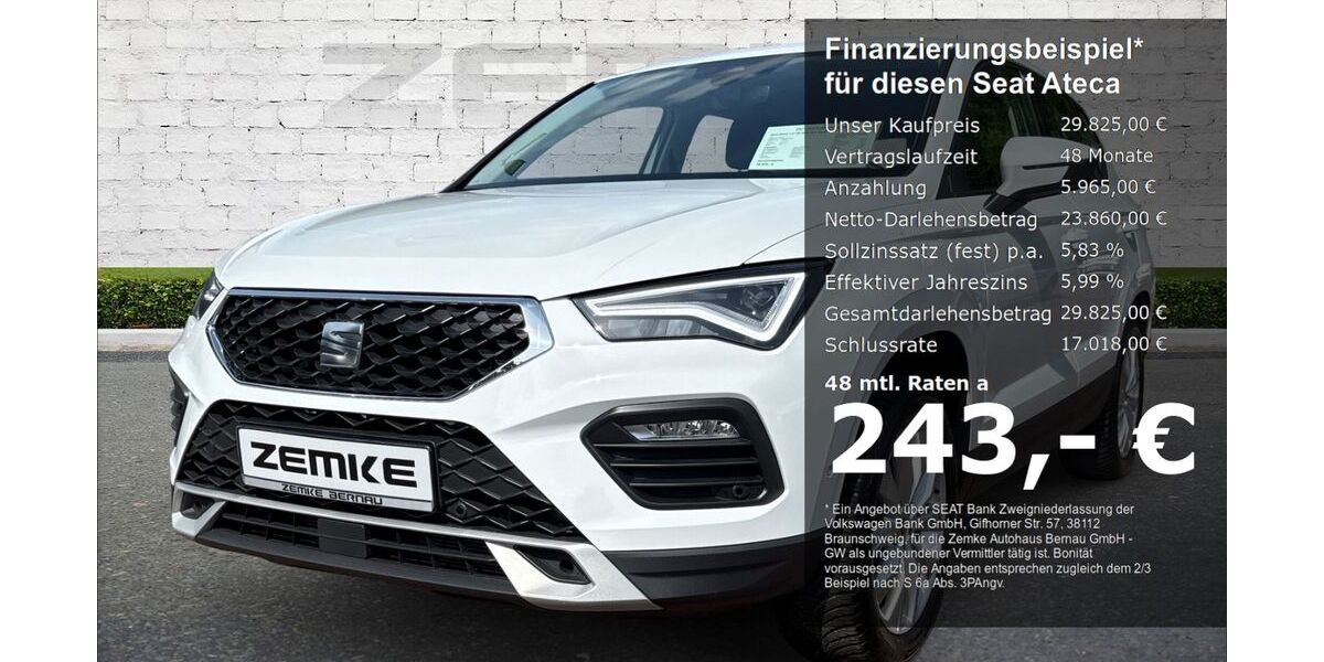 Seat Ateca 25.227 km 29.825 &euro; Bernau 16321