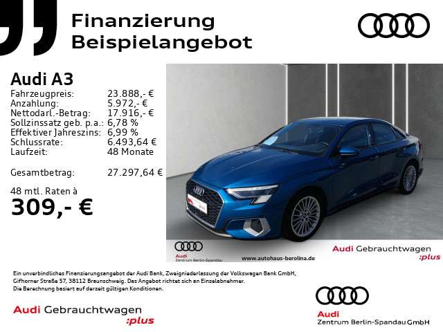 Audi A3 51.720 km 23.888 &euro; Berlin 13581