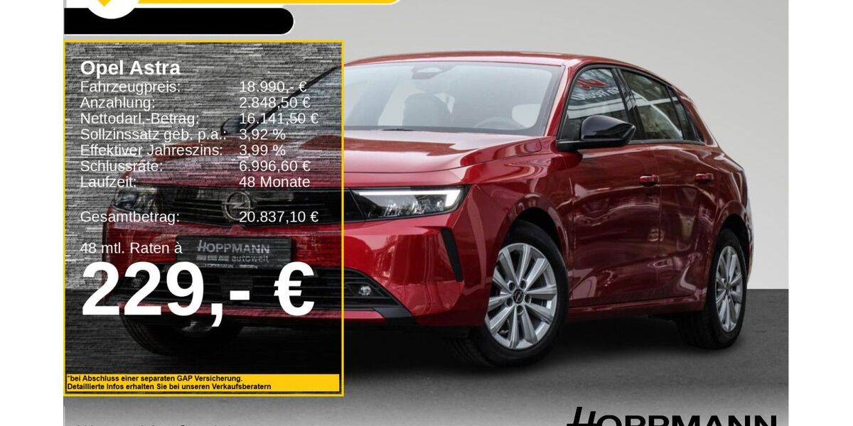 Opel Astra 54.224 km 18.990 &euro; Siegen 57072