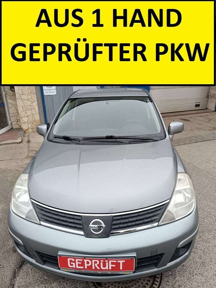 Nissan Tiida 66.000 km 4.490 € Waren / Müritz 17192