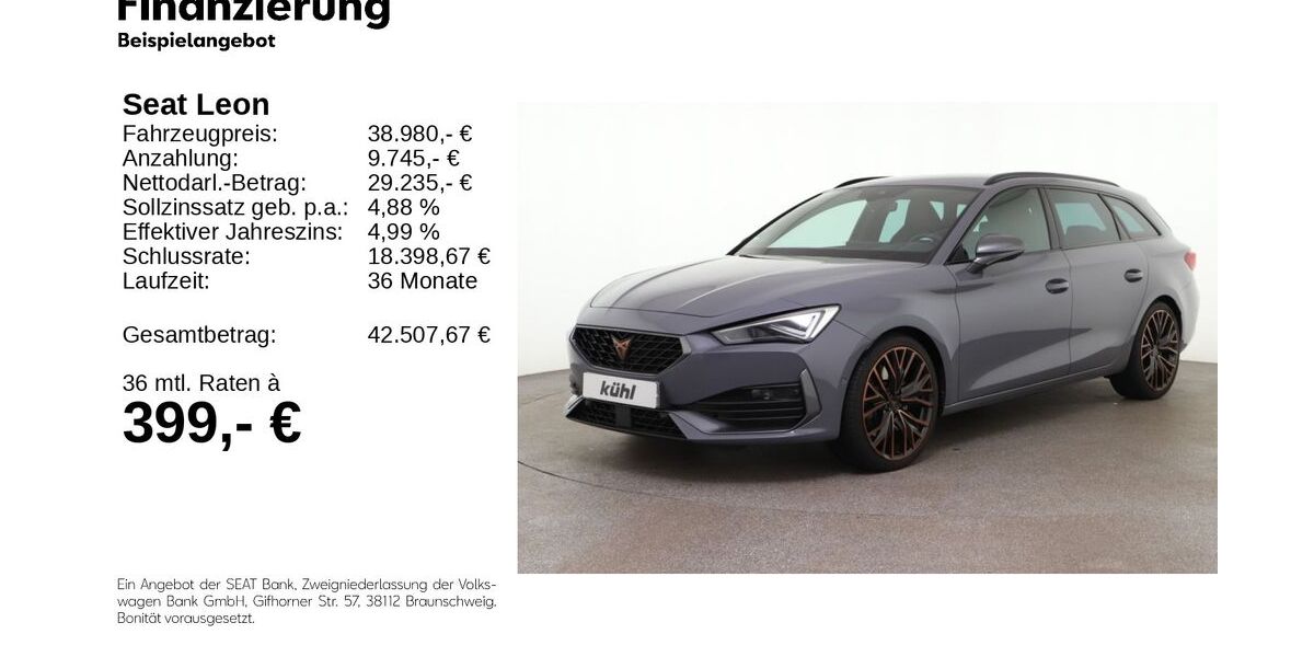 Seat Leon 25.231 km 38.780 € Gifhorn 38518