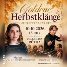 Goldene Herbstklänge 10.10.2026 Volkshaus Rötha