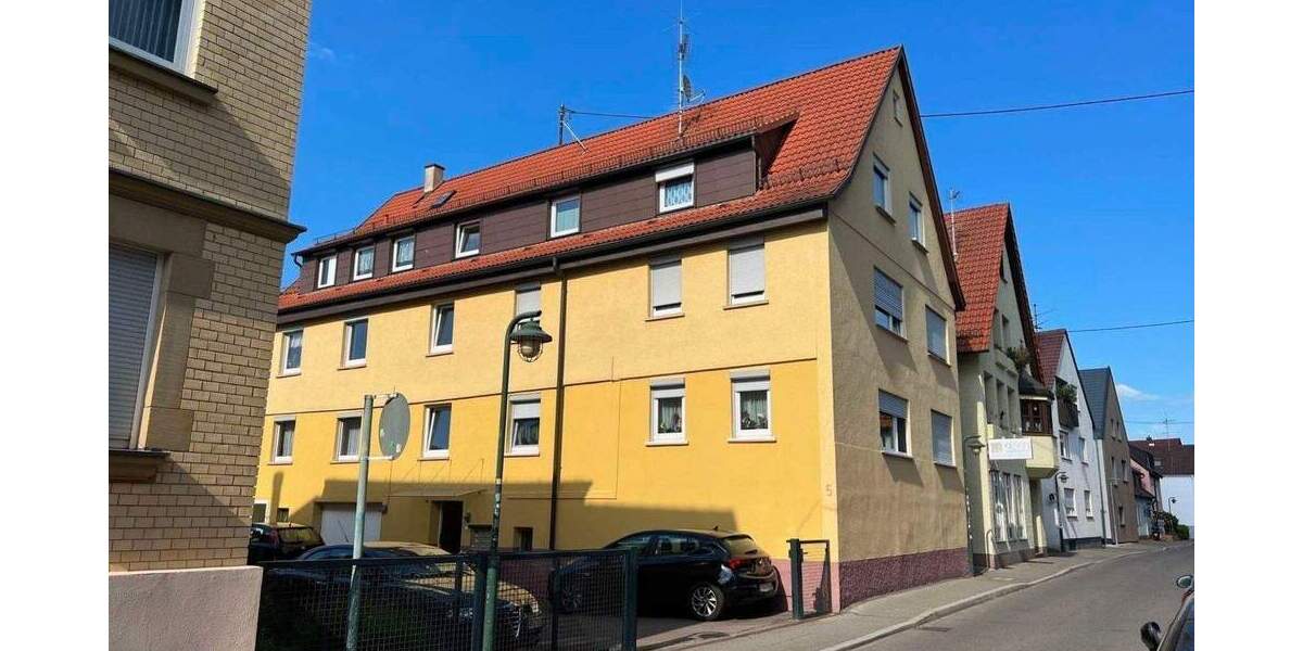 Etagenwohnung Fellbach - 2 Zimmer, 66 m&sup2;, 950&euro; | Angebot:25531234