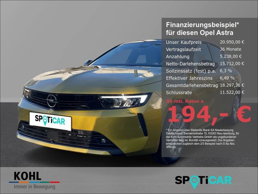 Opel Astra 18.200 km 19.870 € Aachen 52078