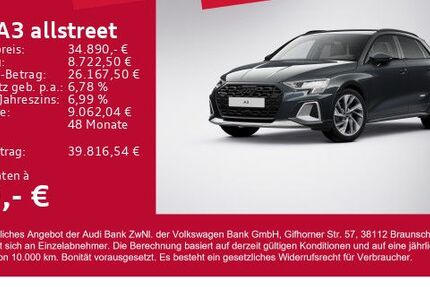 Audi A3 7.900 km 34.890 &euro; Gersthofen 86368