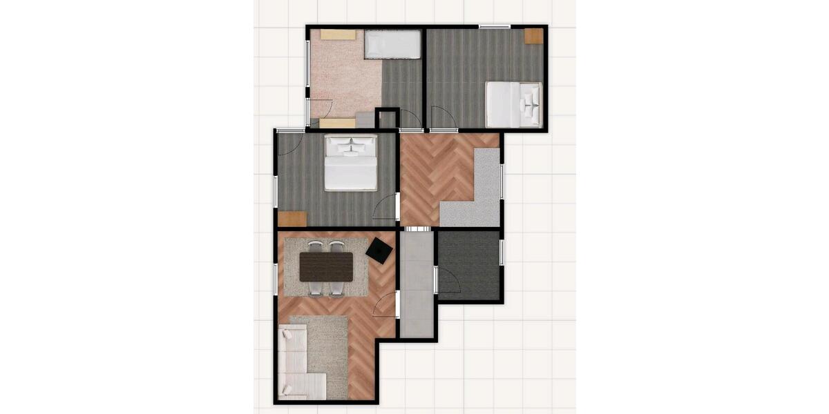 Erdgeschoßwohnung Ebern - 4 Zimmer, 100 m&sup2;, 1.250&euro; | Angebot:25385048