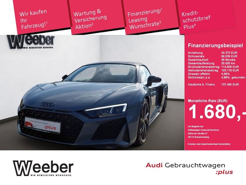 Audi R8 21.641 km 137.480 € Herrenberg 71083