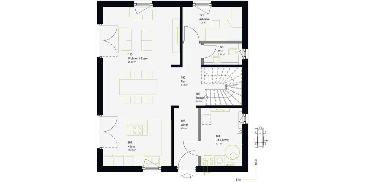 Einfamilienhaus Borna - 5 Zimmer, 145 m&sup2;, 377.000&euro; | Angebot:26798132