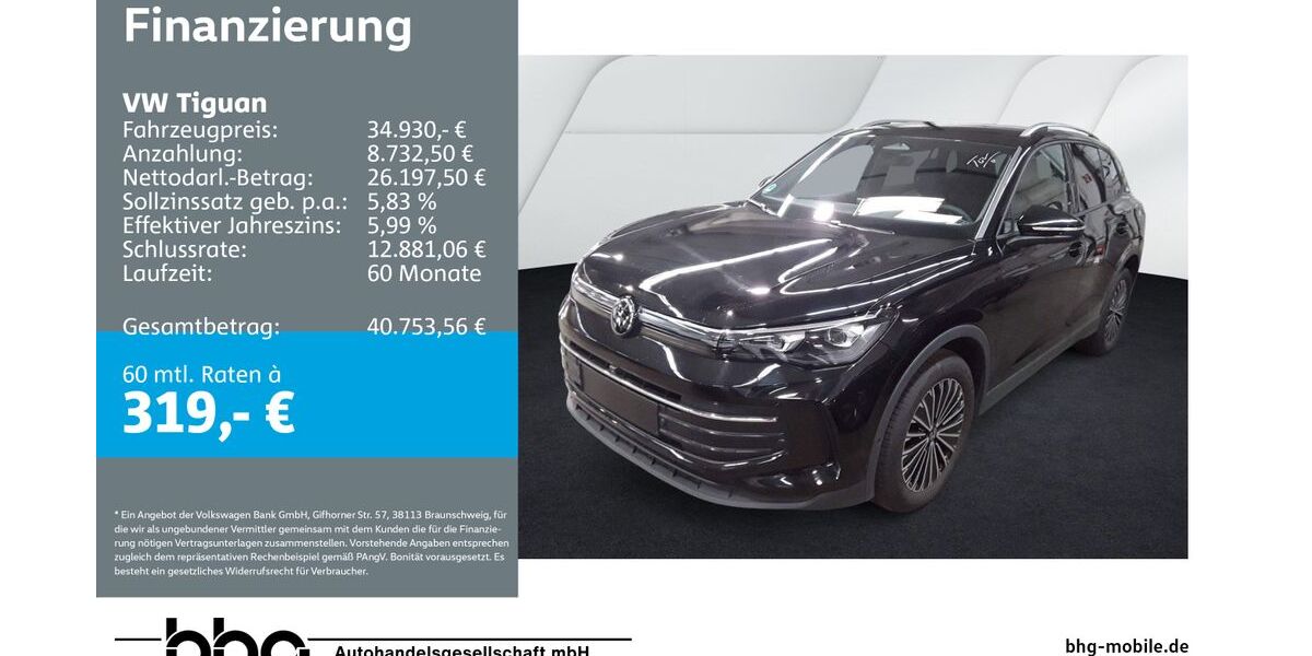 VW Tiguan 23.076 km 34.930 &euro; Durmersheim 76448