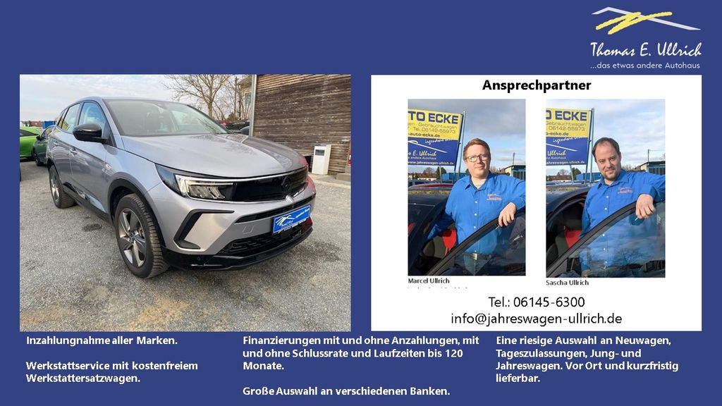 Opel Grandland (X) 8.500 km 24.790 &euro; Rüsselsheim 65428