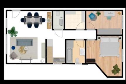 Charmante 80qm 3ZKB-Wohnung in Nittel-Köllig für SinglesPaare 3 zimmer