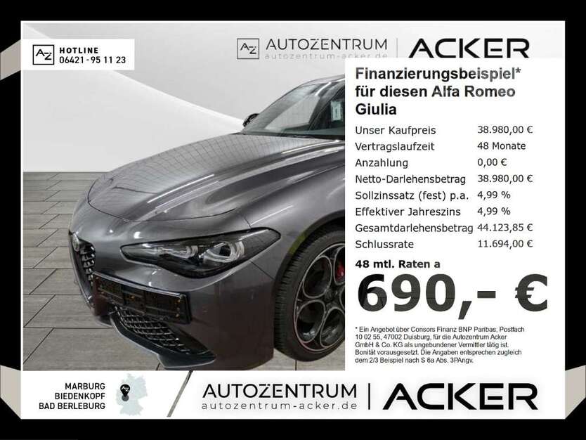 Alfa Romeo Giulia 7.863 km 37.790 € Marburg 35043