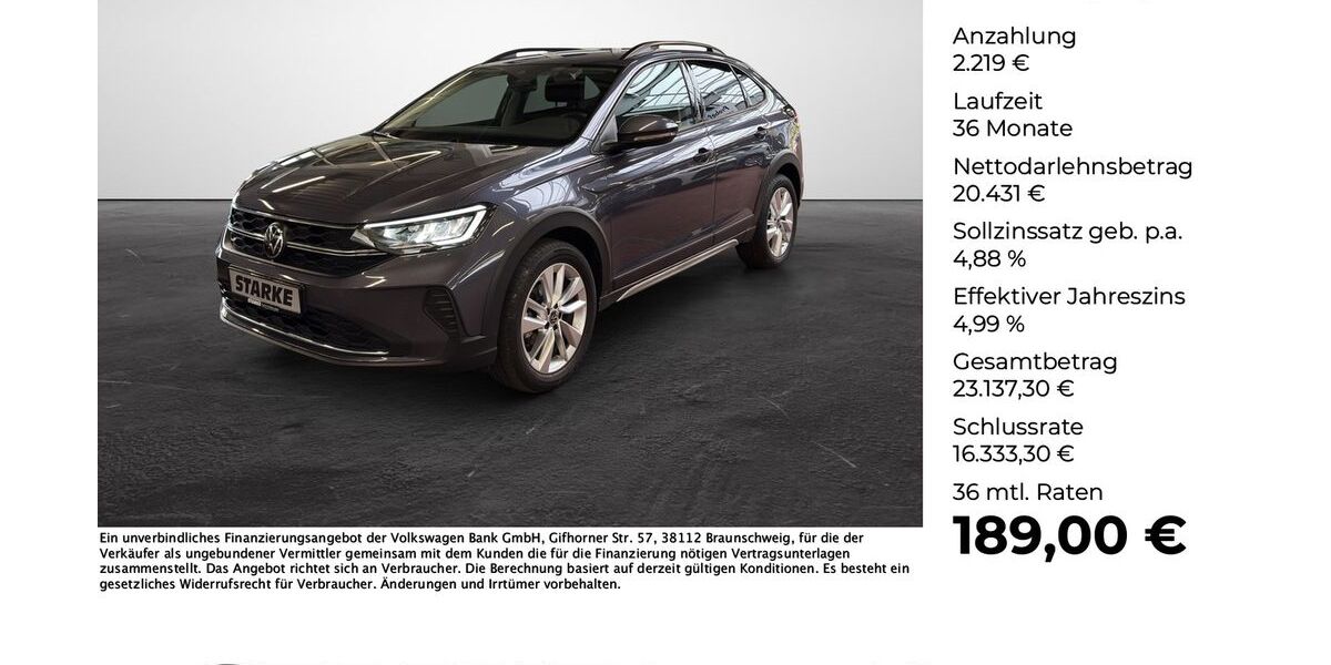 VW Taigo 19.960 km 22.650 € Osnabrück 49078