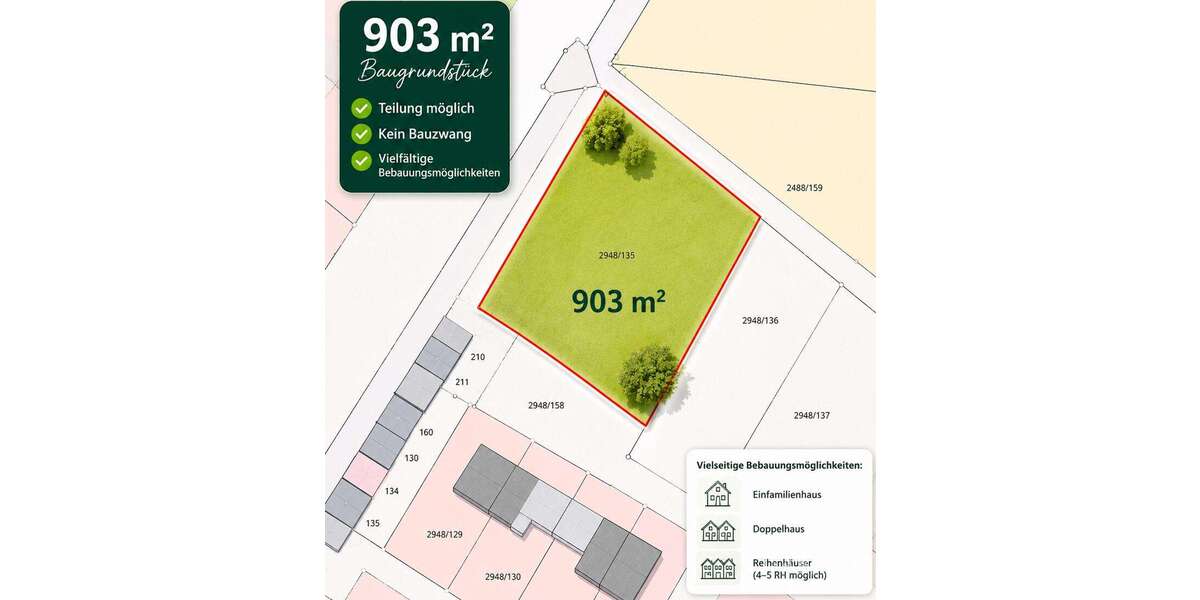 Grundstück Großmehring - 530.000&euro; | Angebot:26599561