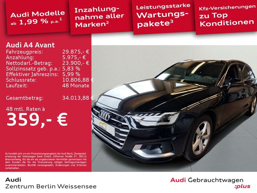 Audi A4 60.293 km 29.875 € Berlin 13088