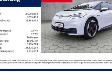 VW ID.3 19.850 km 27.980 € Reichenbach 08468
