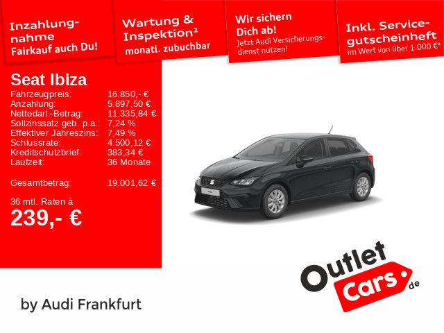 Seat Ibiza 10.139 km 16.850 &euro; Frankfurt am Main 60314