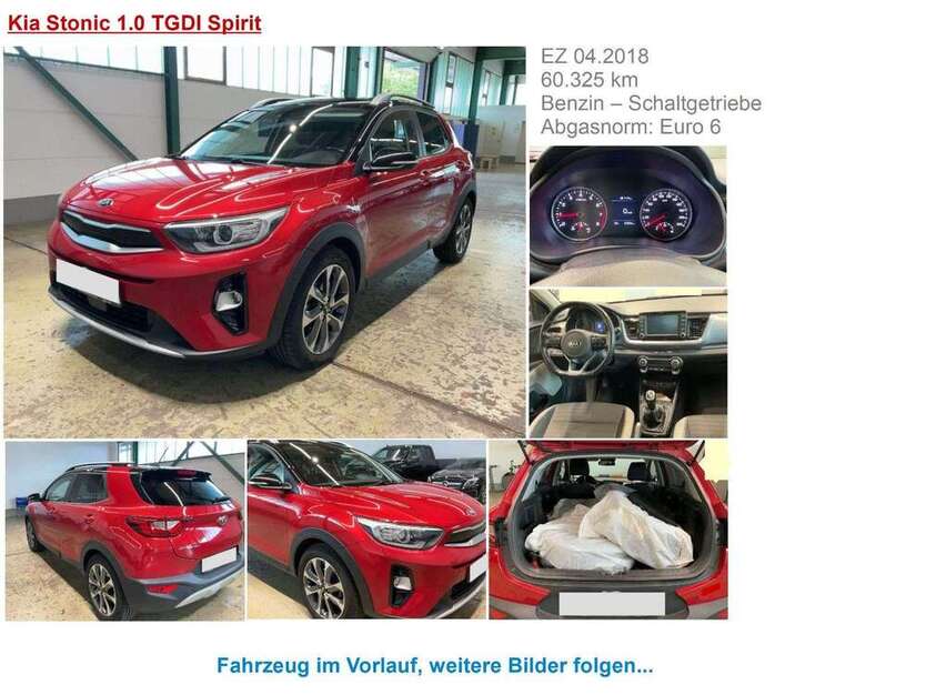 Kia Stonic 60.325 km 13.400 € Oberstaufen 87534