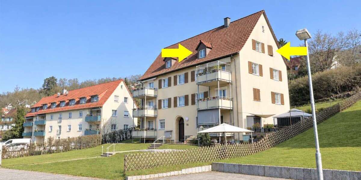 Etagenwohnung Calw - 2.5 Zimmer, 49 m&sup2;, 450&euro; | Angebot:27346862
