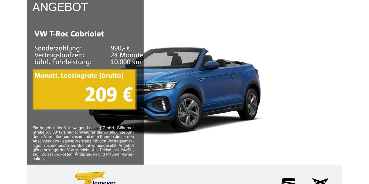 VW T-Roc 19.977 km 28.870 &euro; Hemer 58675