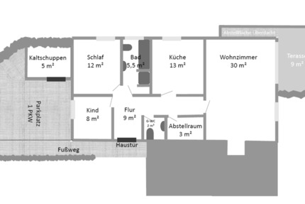 Wohnung Adenbüttel - 3 Zimmer, 83 m&sup2;, 690&euro; | Angebot:25542313