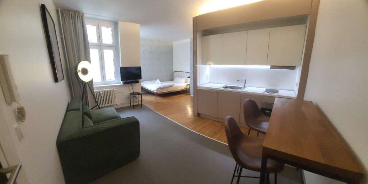 Etagenwohnung Berlin Neukölln - 1 Zimmer, 26 m&sup2;, 1.078&euro; | Angebot:26907290
