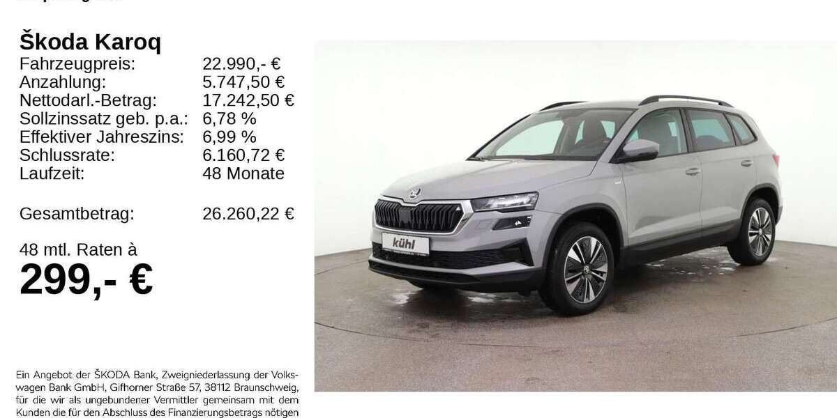 Skoda Karoq 26.530 km 22.500 &euro; Gifhorn 38518