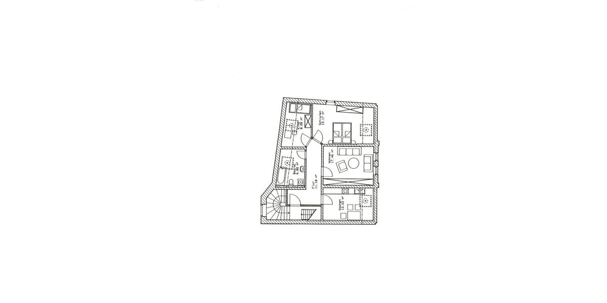 Dachgeschoßwohnung Werdau - 3 Zimmer, 76 m&sup2;, 707&euro; | Angebot:26350221