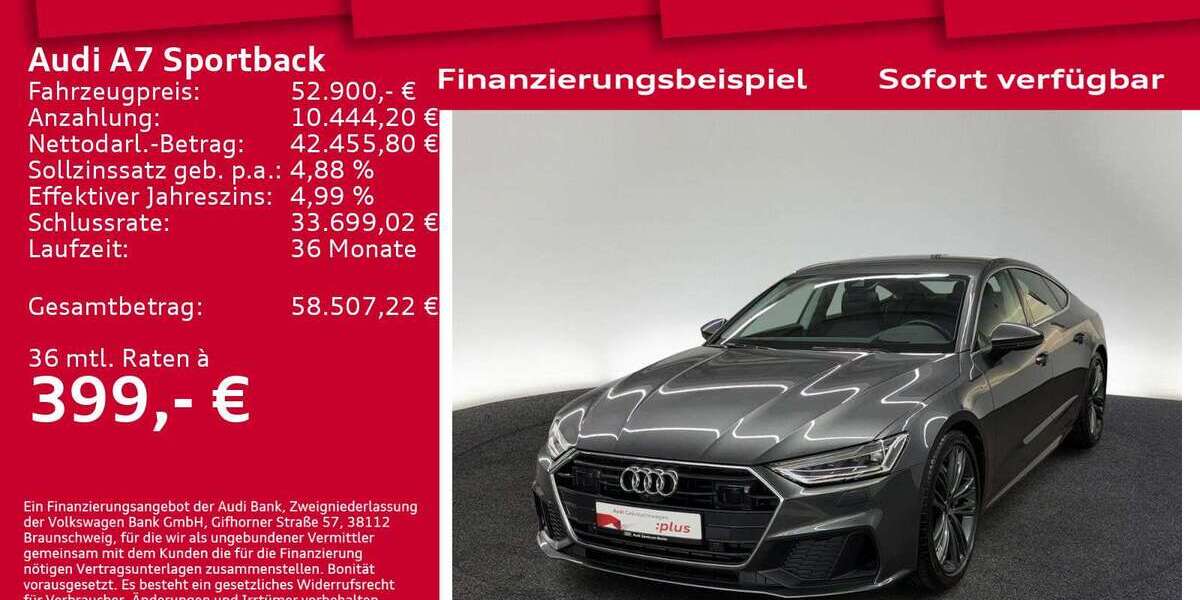 Audi A7 41.700 km 52.900 &euro; Berlin 10587