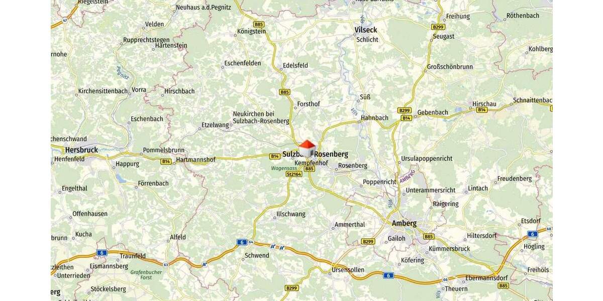 Gepflegte 3-Zimmer-Wohnung mit Potenzial in Sulzbach-Rosenberg - Nähe Krankenhaus +verfügbar+ 3 zimmer