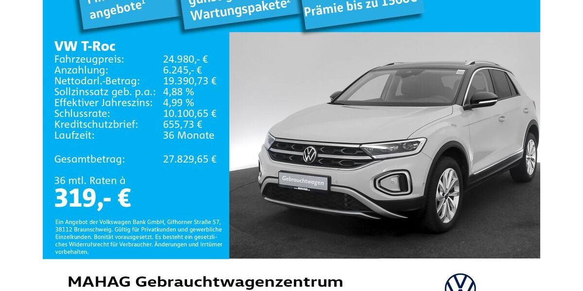 VW T-Roc 22.068 km 24.980 &euro; München 80935