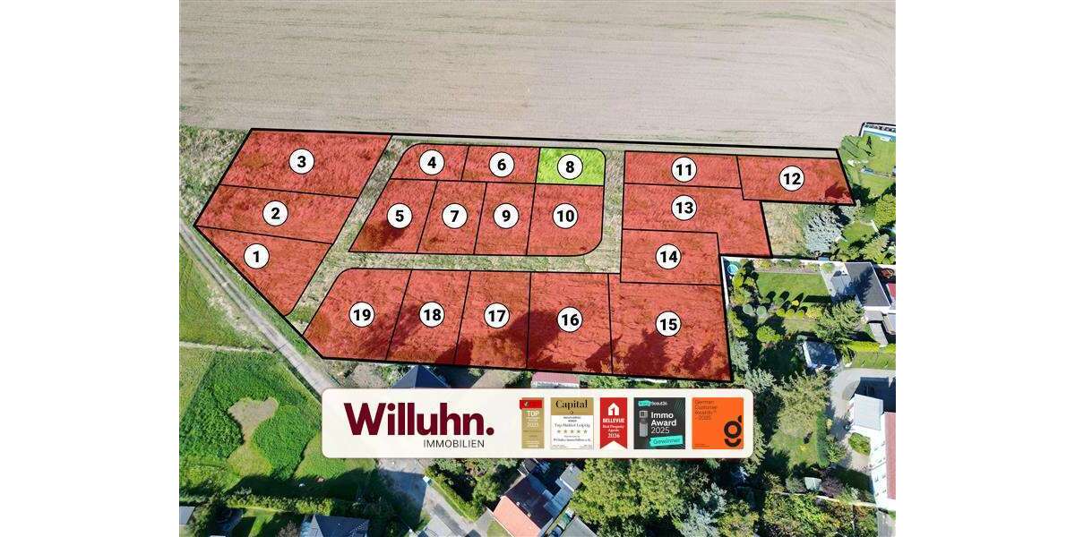 Grundstück Krostitz - 110.400&euro; | Angebot:26454310