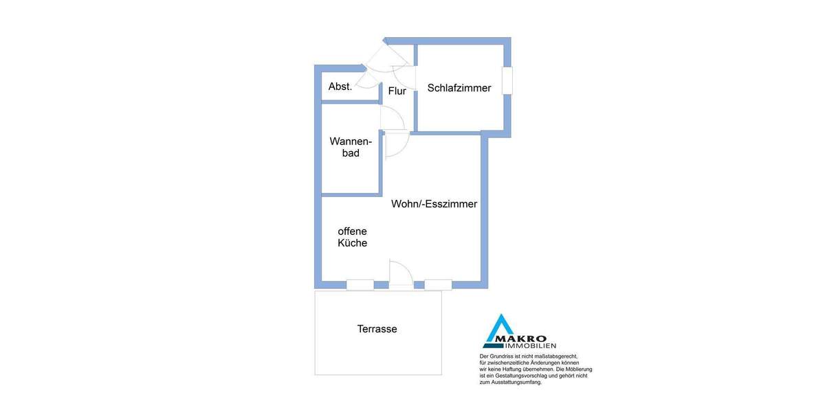 Etagenwohnung Elmshorn Hainholz - 1 Zimmer, 41 m&sup2;, 119.000&euro; | Angebot:25821829