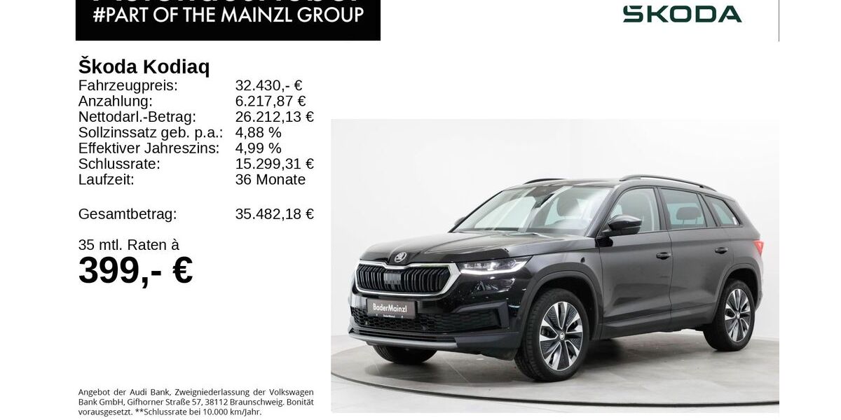 Skoda Kodiaq 96.700 km 32.430 &euro; Bad Reichenhall 83435