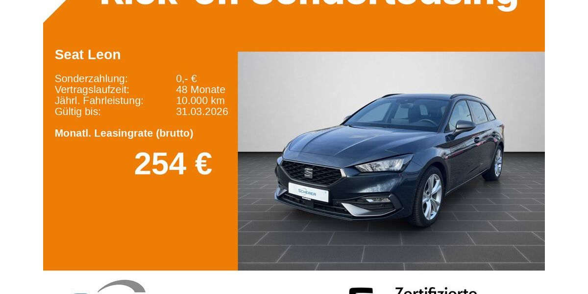Seat Leon 14.341 km 28.780 &euro; Mainz 55129