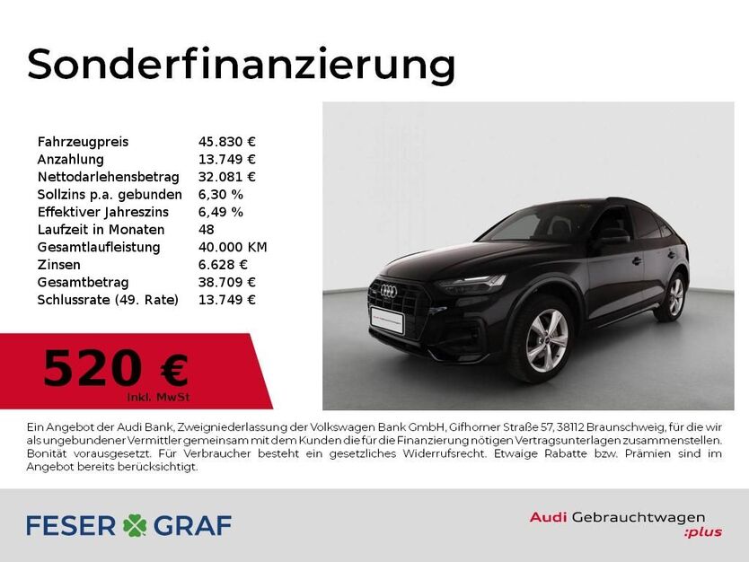 Audi Q5 25.956 km 45.830 € Nürnberg 90411