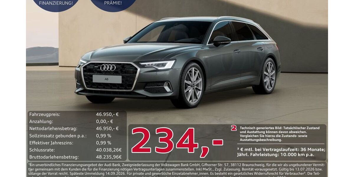 Audi A6 7.501 km 46.950 &euro; Ingolstadt 85057
