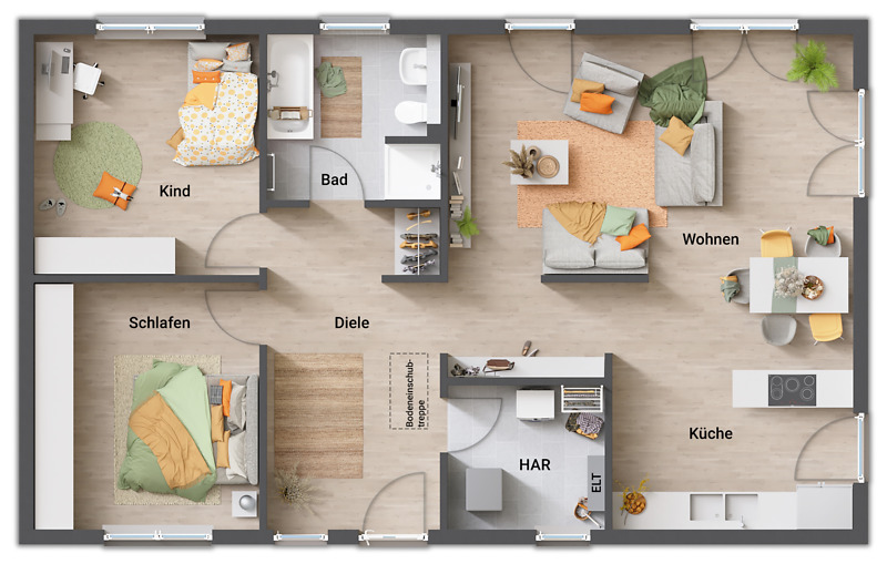Bungalow Stadtilm - 4 Zimmer, 102 m&sup2;, 319.529&euro; | Angebot:25748851