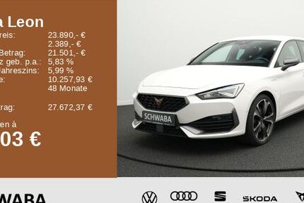 Cupra Leon 70.680 km 23.180 € Gersthofen 86368