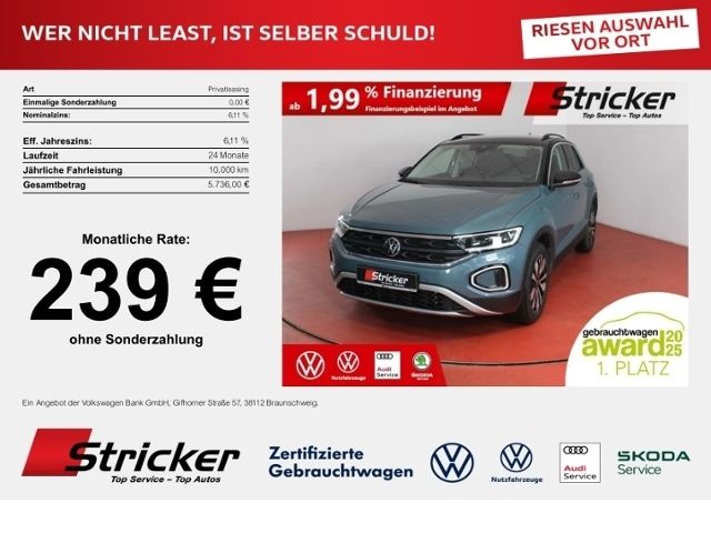 VW T-Roc 25.194 km 27.449 &euro; Detmold 32760