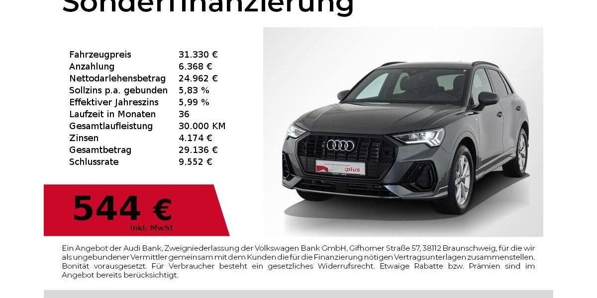 Audi Q3 35.064 km 31.330 &euro; Nürnberg 90441